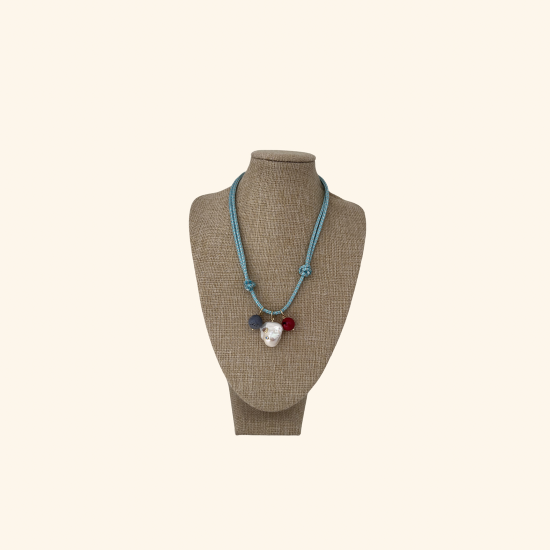 Laguna Marine Rope Necklace