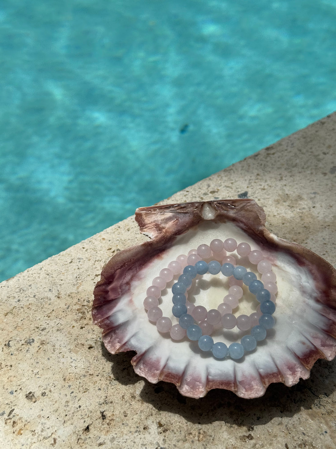 Angelite Beaded Bracelet