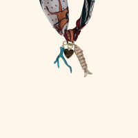 Love by the Sea Scarf Necklace