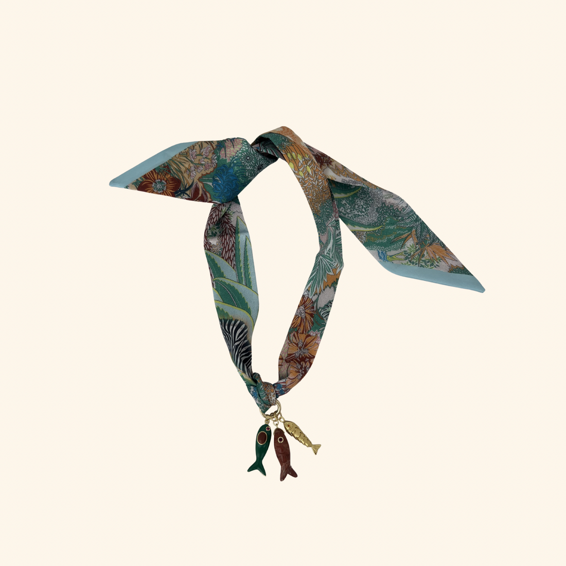 Poisson Méditerranées Scarf Necklace