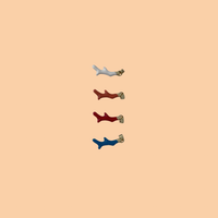 Blue Small Coral Charm