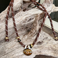 Tiger’s Eye Rope Necklace