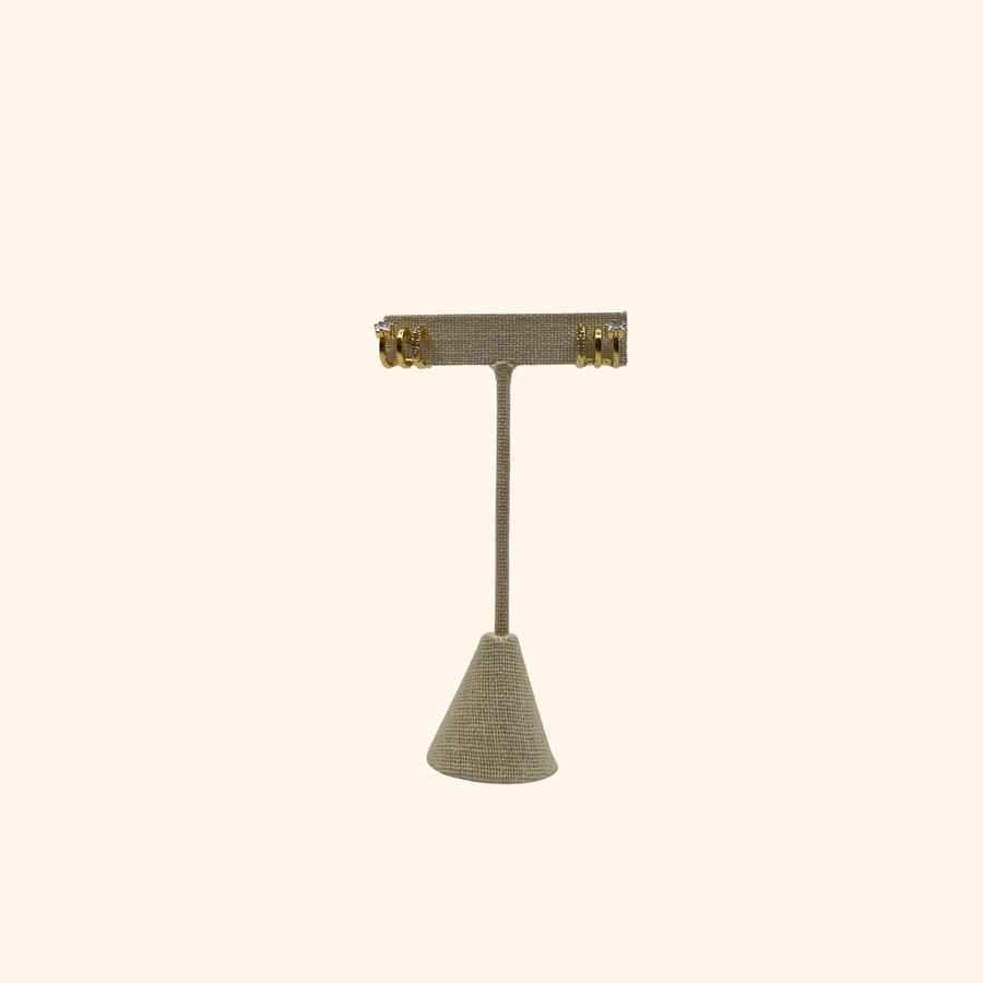 Triple Hoop Earrings