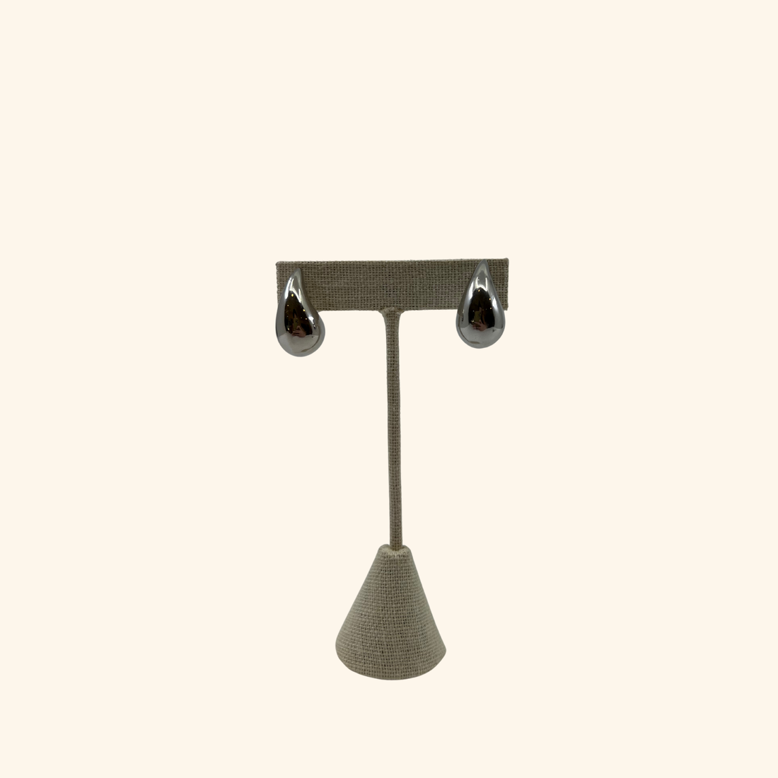 Silver Teardrop Earrings
