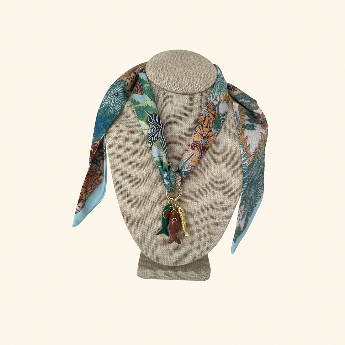 Poisson Méditerranées Scarf Necklace