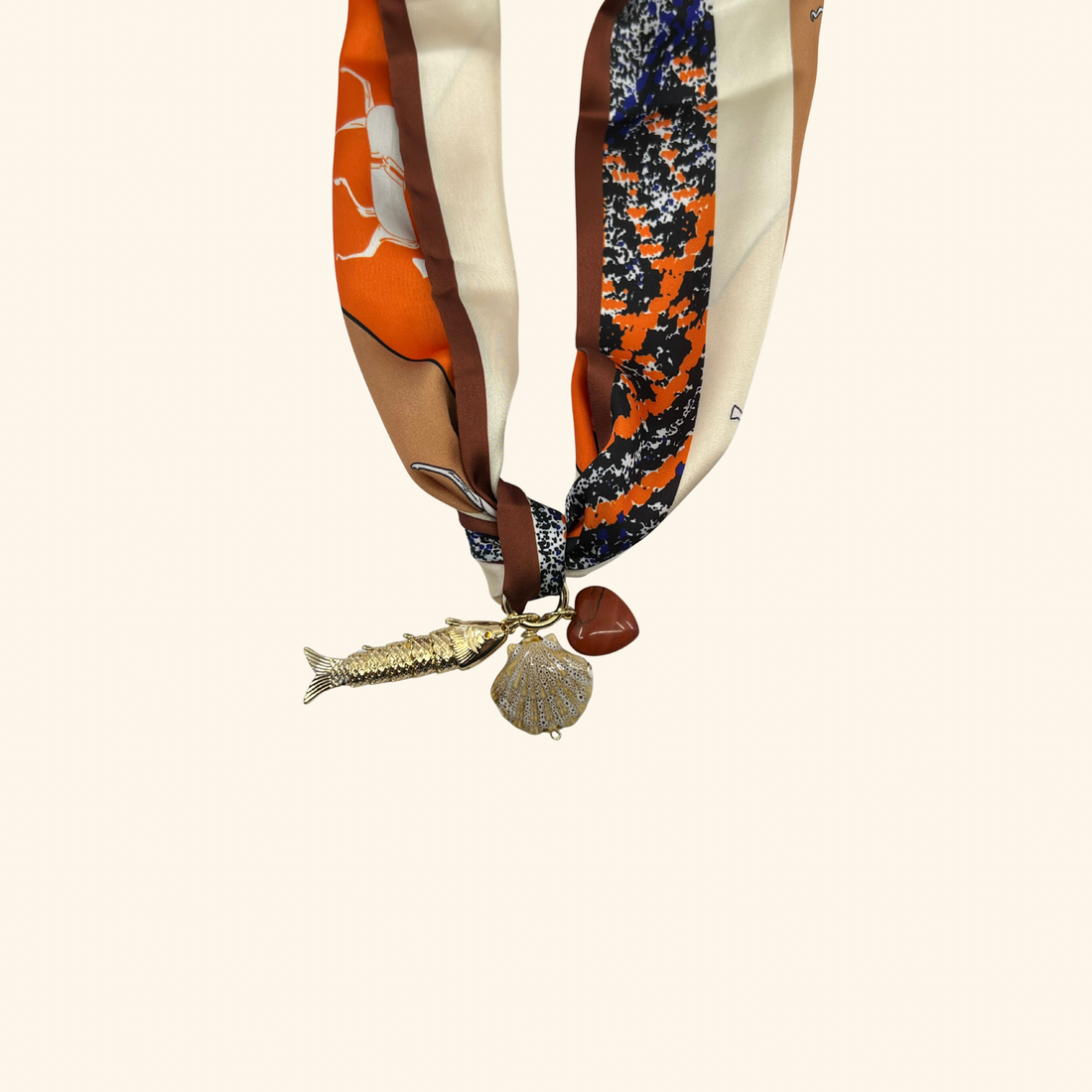 Drifted Treasures Scarf Necklace