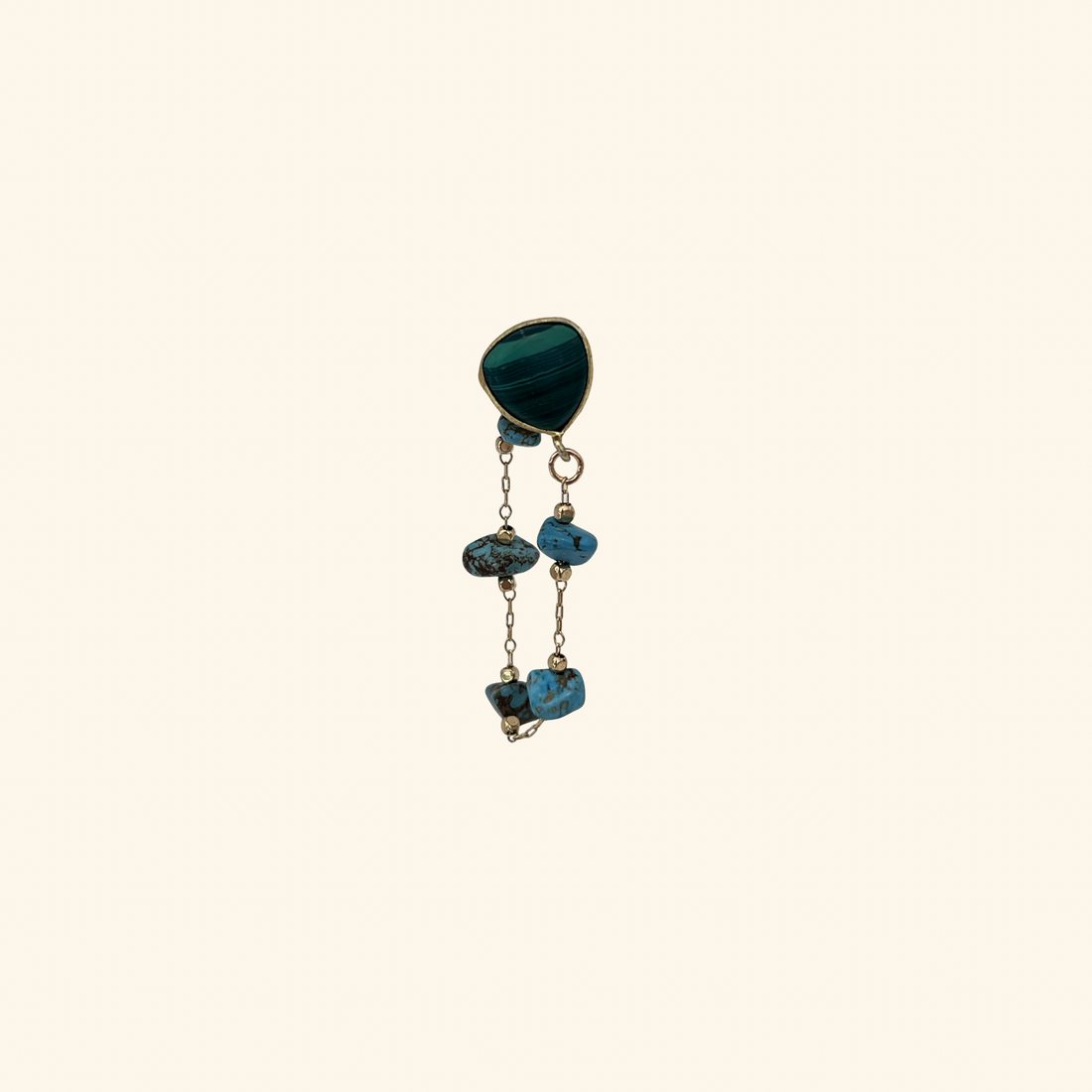 Green and TurquoiseEarrings