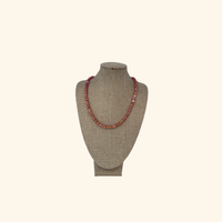 Pink & Yellow Beaded Necklace