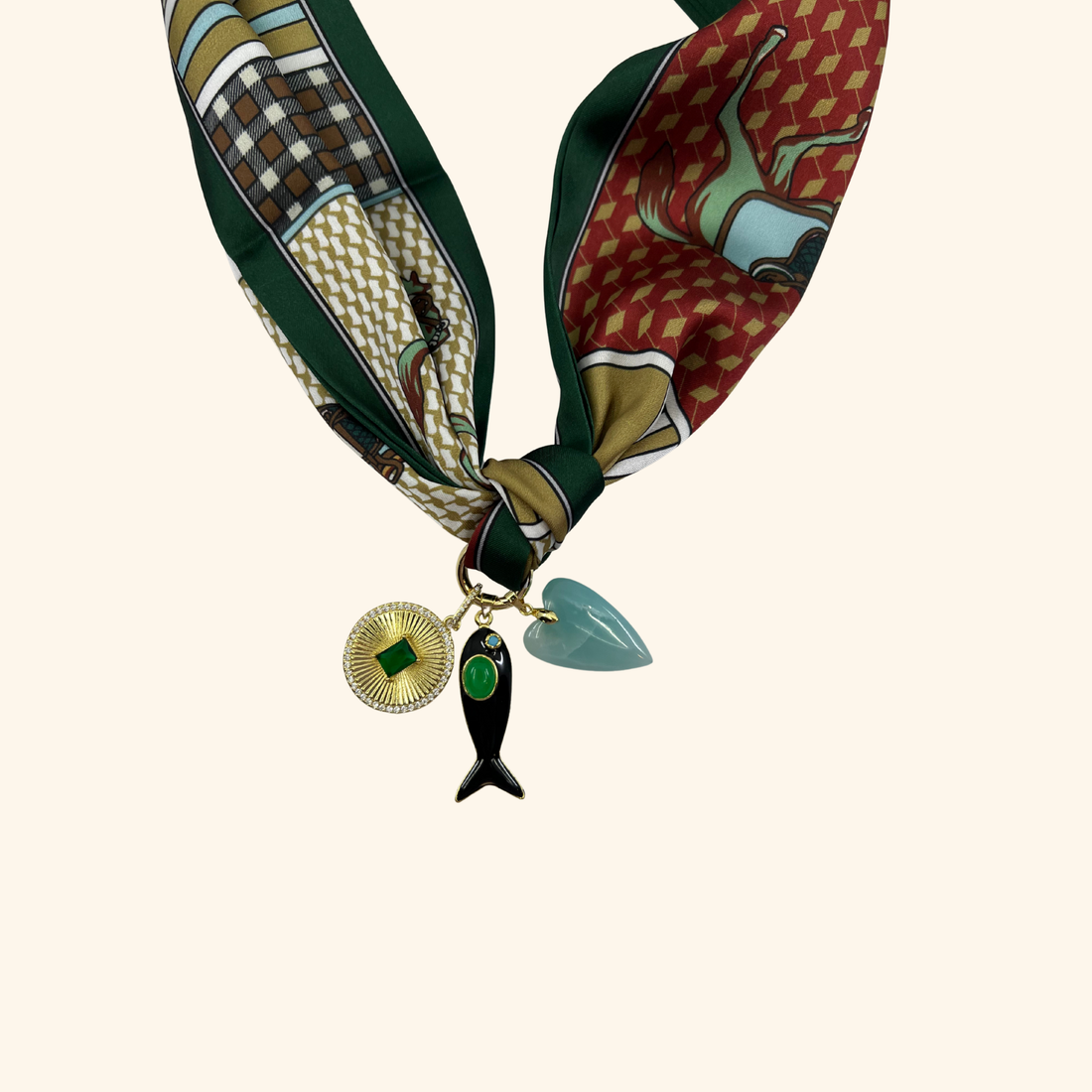 Talisman Tide Scarf Necklace