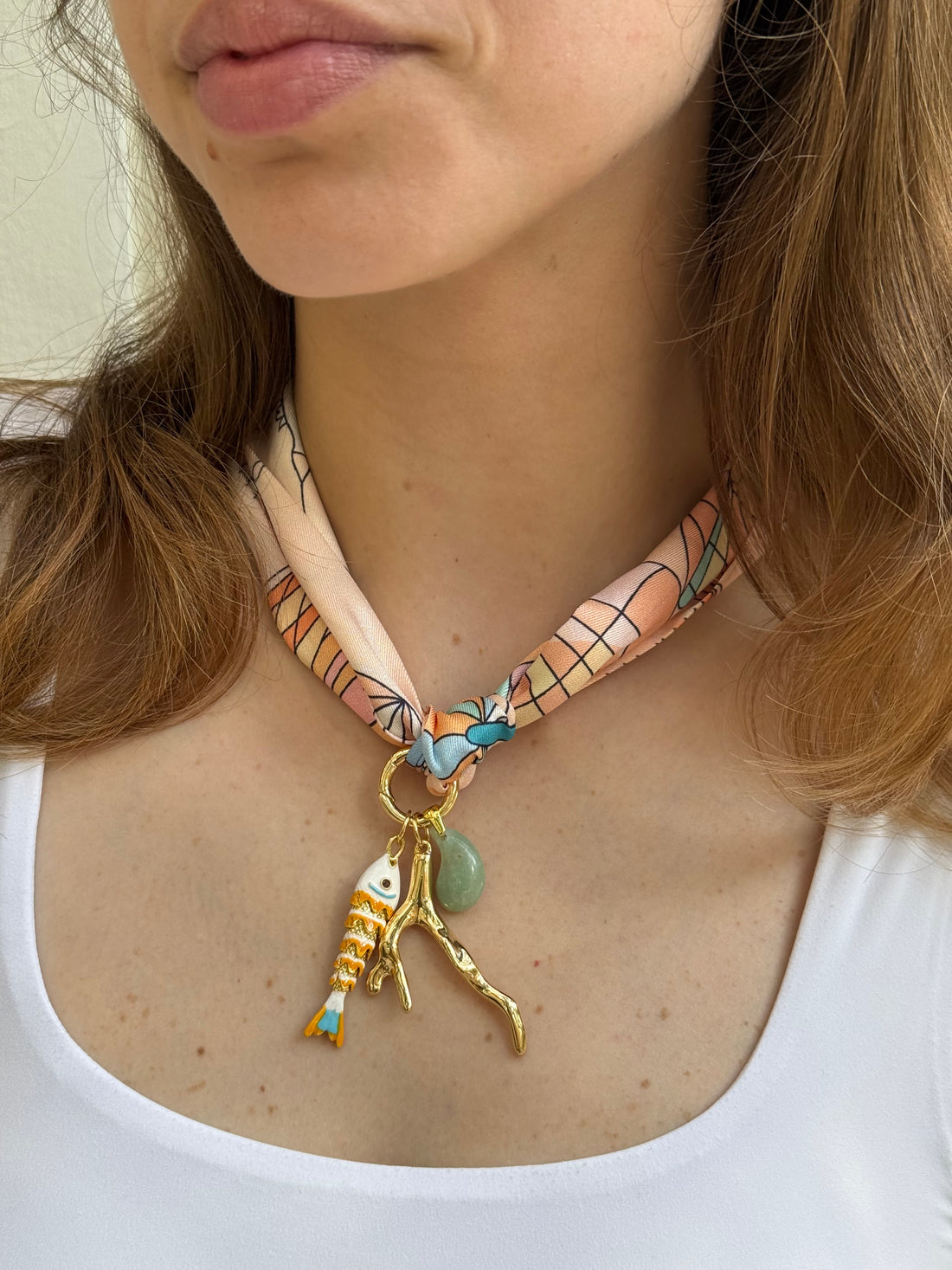 Serendipitous Scarf Necklace