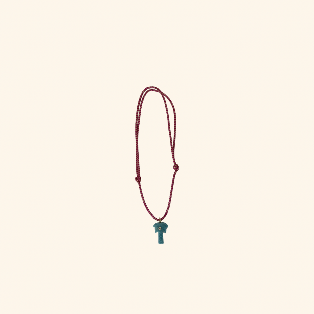 Laguna Charm Marine Rope Necklace