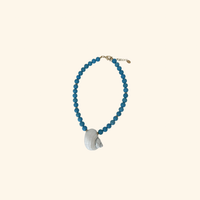 Tidal Shell Howlite Beach Beads Necklace