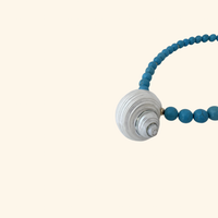 Tidal Shell Howlite Beach Beads Necklace