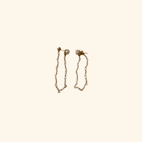 Dainty Drop Pearls Earrings