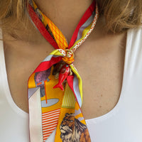 Lucky Fish Scarf Necklace