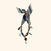 White Sea Spirit Scarf Necklaceh