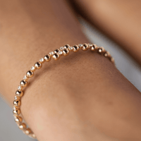 Tiny Ball and Diamond Bracelet Shop Trendy Jewelry at MCHARMS 