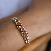 Tiny Ball and Diamond Bracelet Shop Trendy Jewelry at MCHARMS 