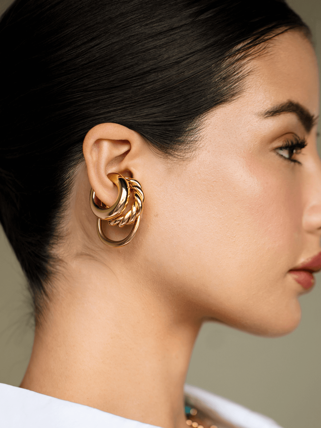 MCHARMS Golden Ear Stack Shop Trendy Earrings