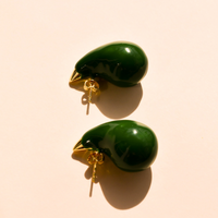 Mcharns Emerald Tear Drop Earrings Shop Jewelry at MCHARMS
