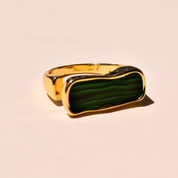 Emerald Dream Earrings + Rings Set