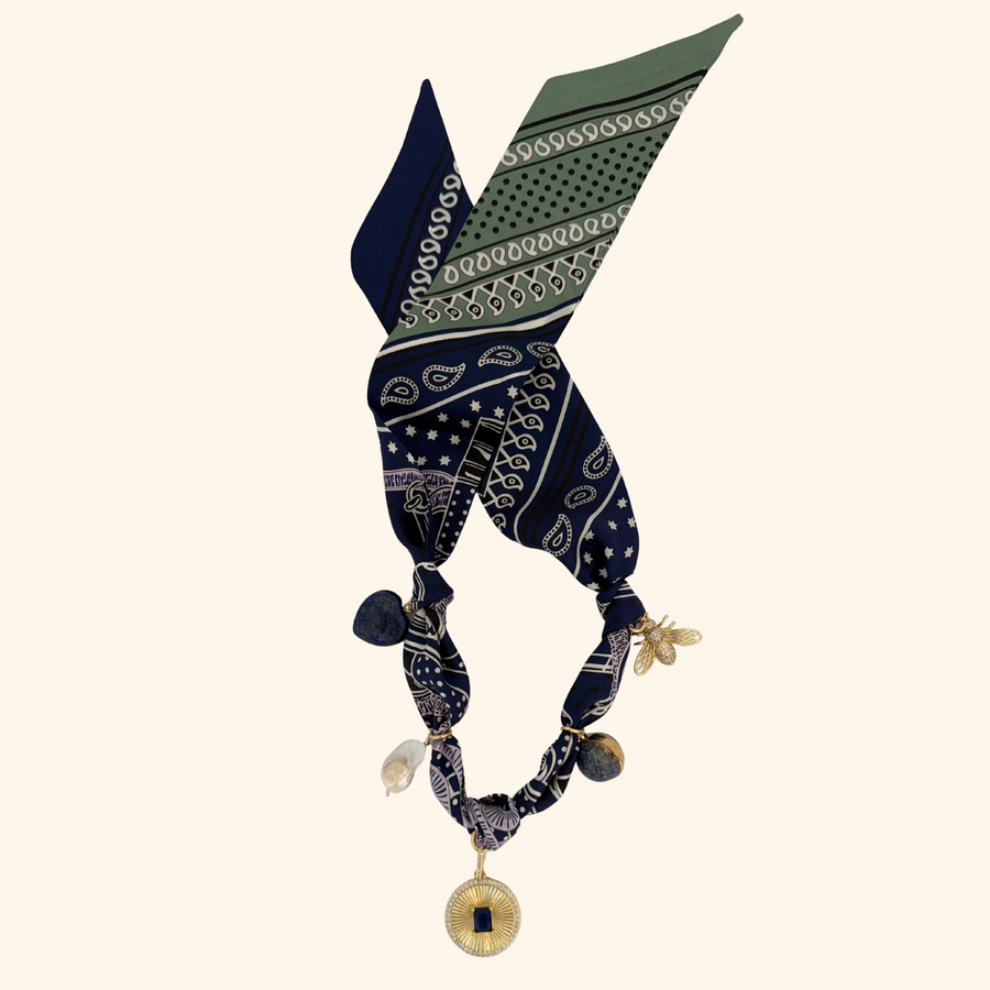 Bandit Amulet Scarf Necklace