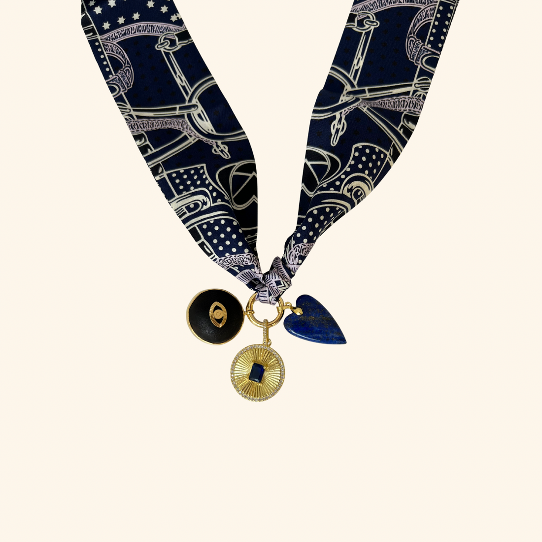 Boho Sea Bandit Scarf Necklace