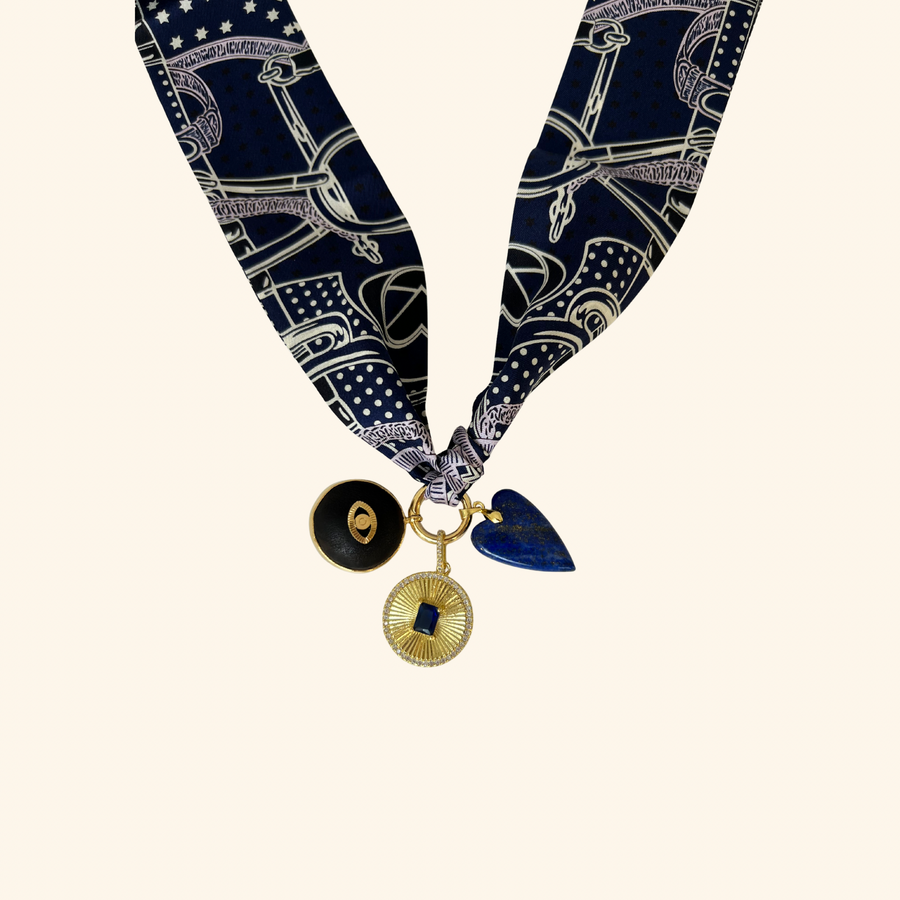 Boho Sea Bandit Scarf Necklace