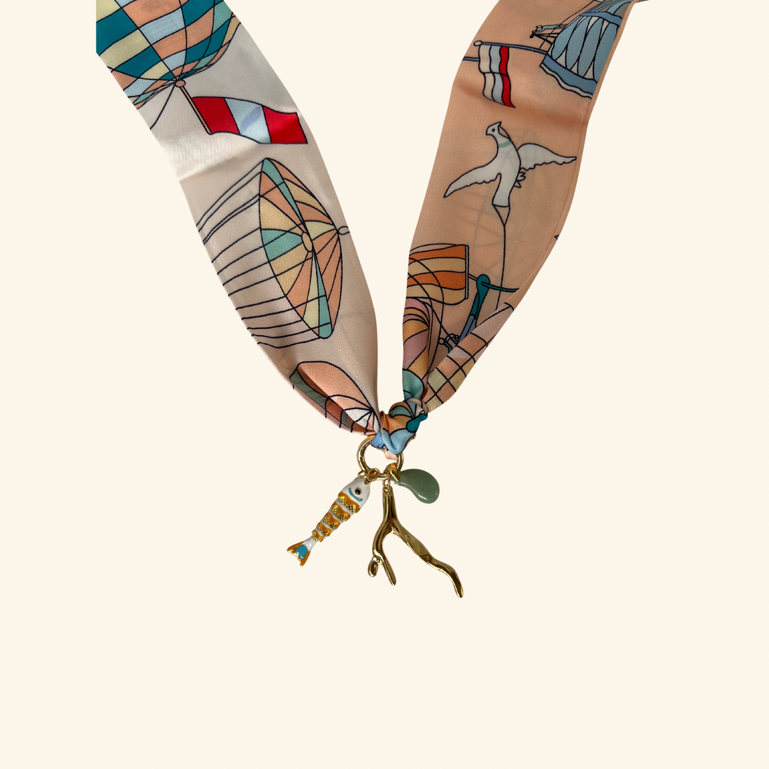 Serendipitous Scarf Necklace