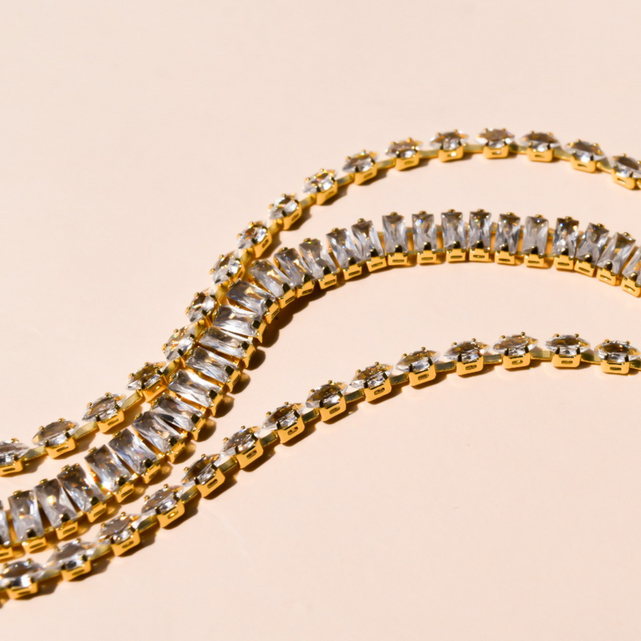 Buy 4 Row Prong Set Diamond Tennis Bracelet Online US - Diamonds Factory