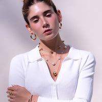 Floating Pearls & Golden Orb Stack Shop Jewelry at MCHARMS