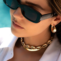 Disco Gold Choker Shop necklaces at MCHARMS 