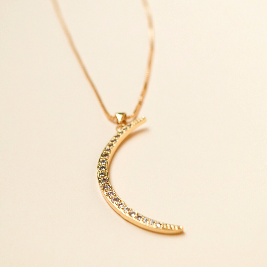 Crescent Moon necklace Shop Jewelry Mcharms 