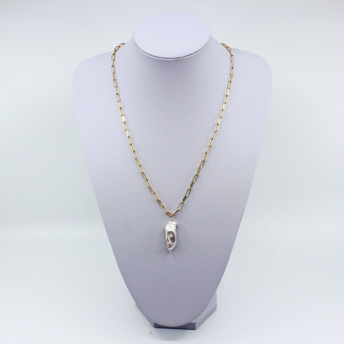 Pearl Drop Necklace I MCHARMS