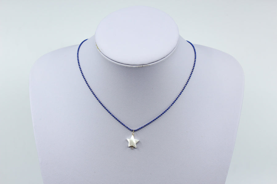 Mother Of Pearl Star Chain Necklace I MCHARMS