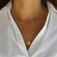 Lily Coin Necklace I MCHARMS
