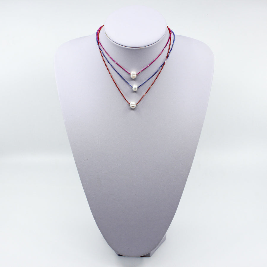 Mother Of Pearl Chain Necklace I MCHARMS