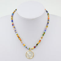 Colorful Saint Benedict Necklace I MCHARMS