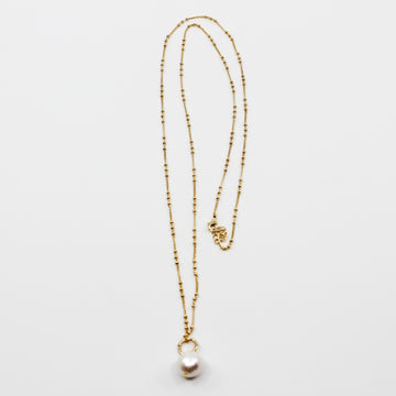 Delicate Pearl Necklace I MCHARMS