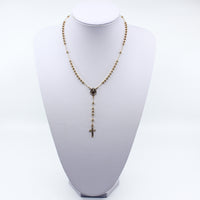 Gold Ball Rosary I MCHARMS
