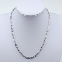 Silver Paper Clip Chain I MCHARMS
