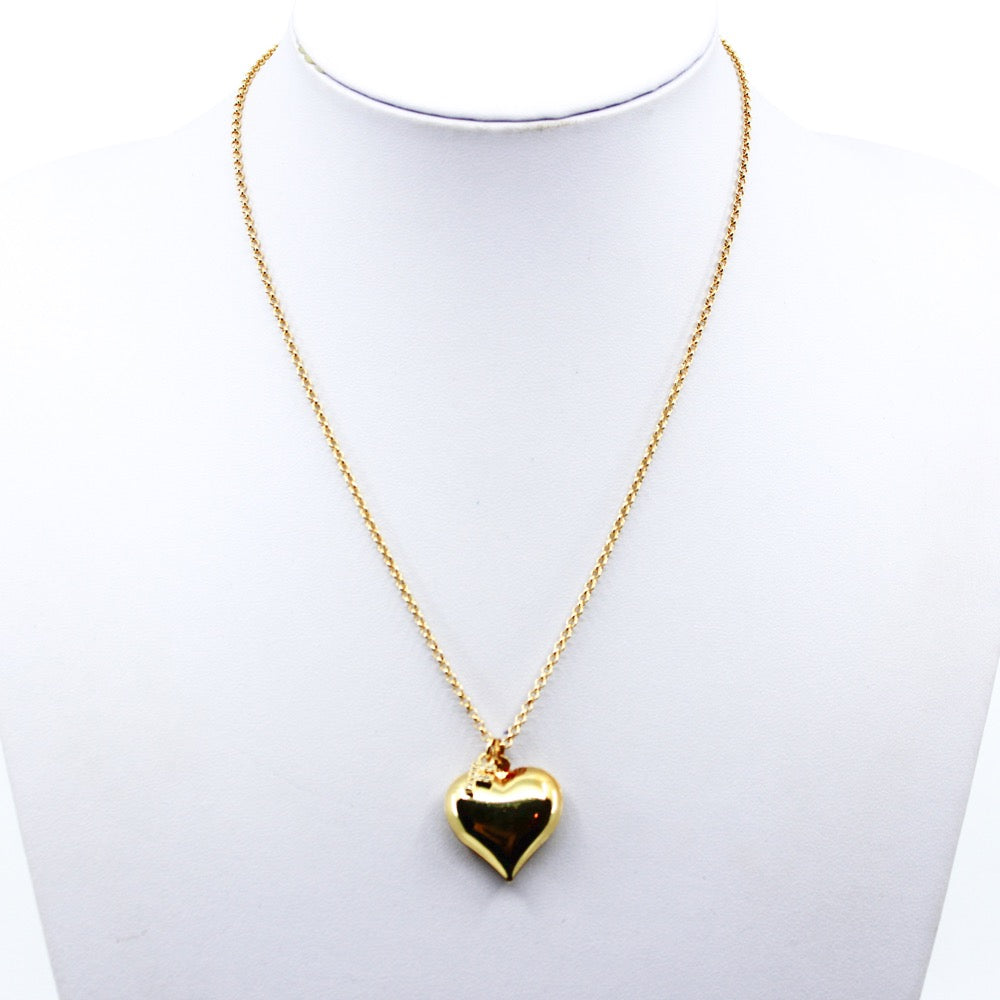 Puffy Heart Necklace | Buy Premium Jewelry Products | HolaAmorEstudios –  holaamorestudios