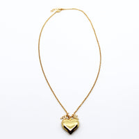 Puffy Heart Necklace. Brazilian gold plated rolo chain with gold puffy heart charm. Chose your style: plain, or 1 initial letter. 14-16 inches in length. Valentines Collection. Gold Necklace. Gold Heart Necklace. Gold Necklace with Heart Charm/s. Charms. Charm Necklace. Gold Heart Initial/s Necklace. Handmade Jewelry. Miami Jewelry. Affordable Sustainable Jewelry. Affordable Prices. Jewellery. Jewelry stores. Shop Jewelry. MCHARMS. Charms. Charm Necklace. Necklace. Necklaces.