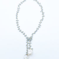 Lariat With Baroque Freshwater Pearl