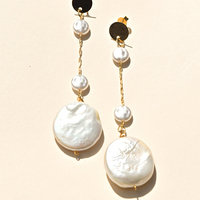 Mixed Pearl drop Earrings Shop Jewelry Earrings at Mcharms 
